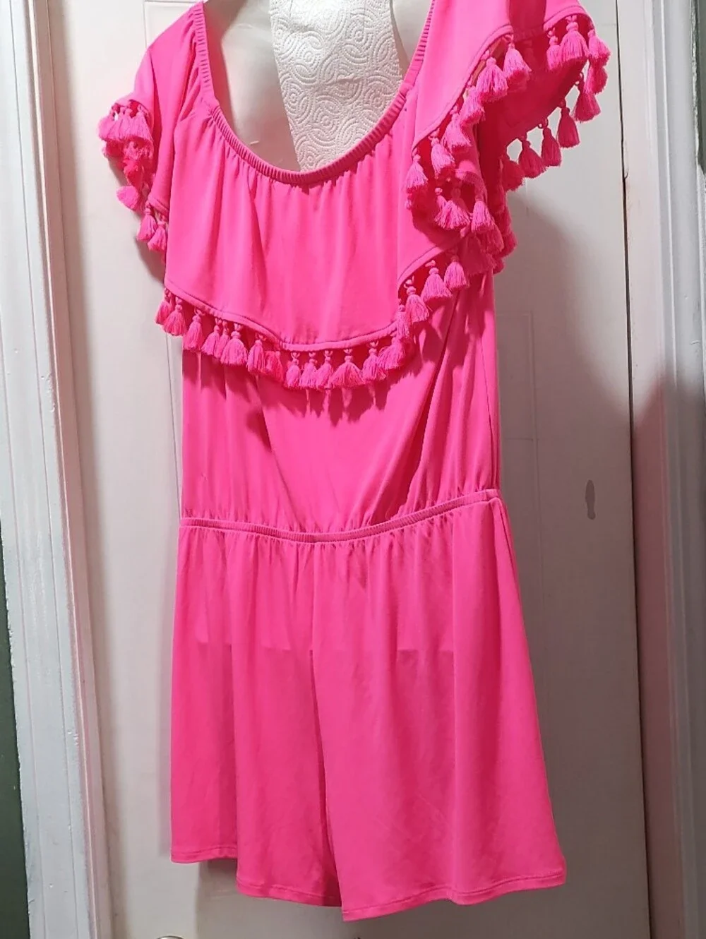 Lilly Pulitzer Hot Pink Elastic Waist Shorts